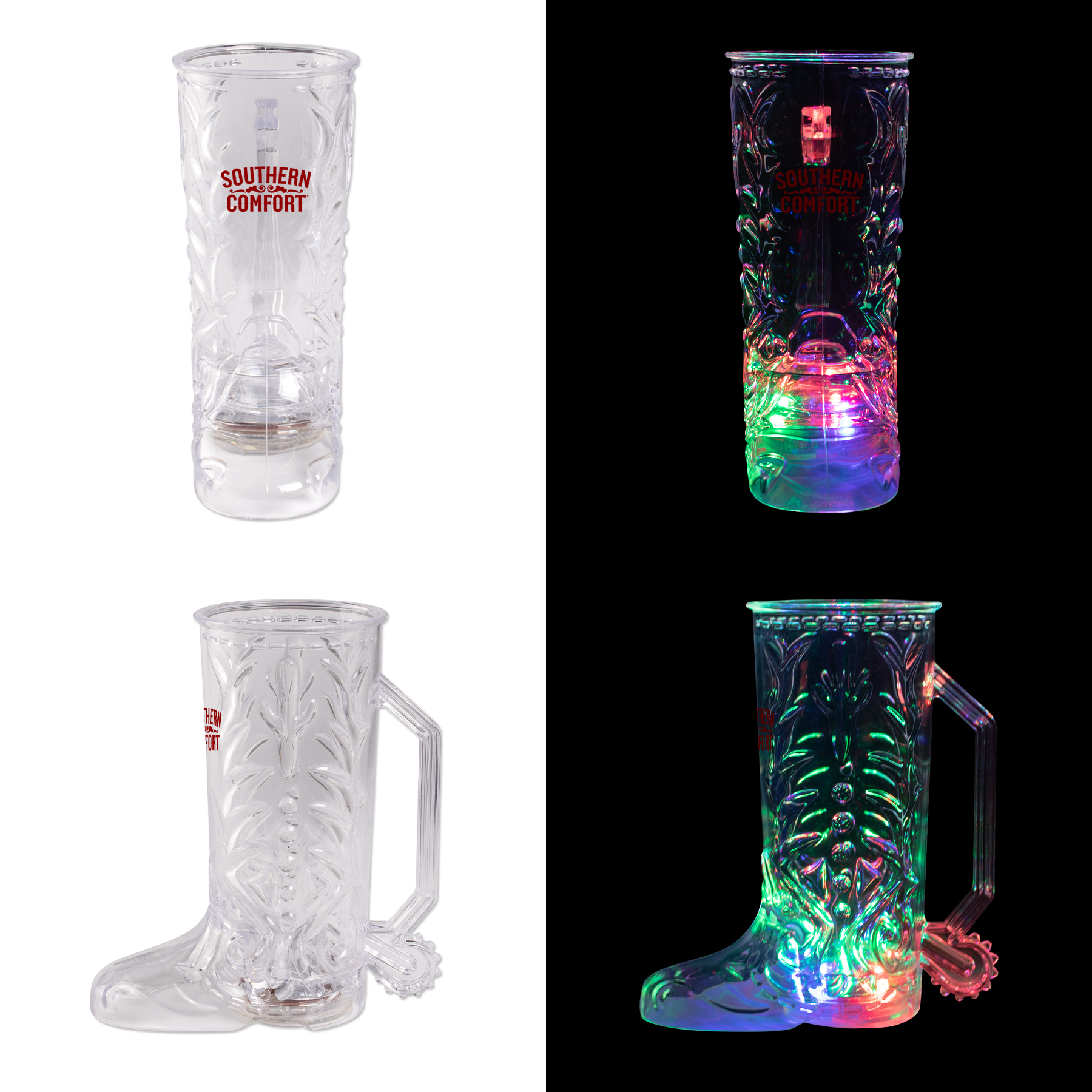 Picture of 20 Oz. 3 Light Plastic Cowboy Boot Mug w/Handle