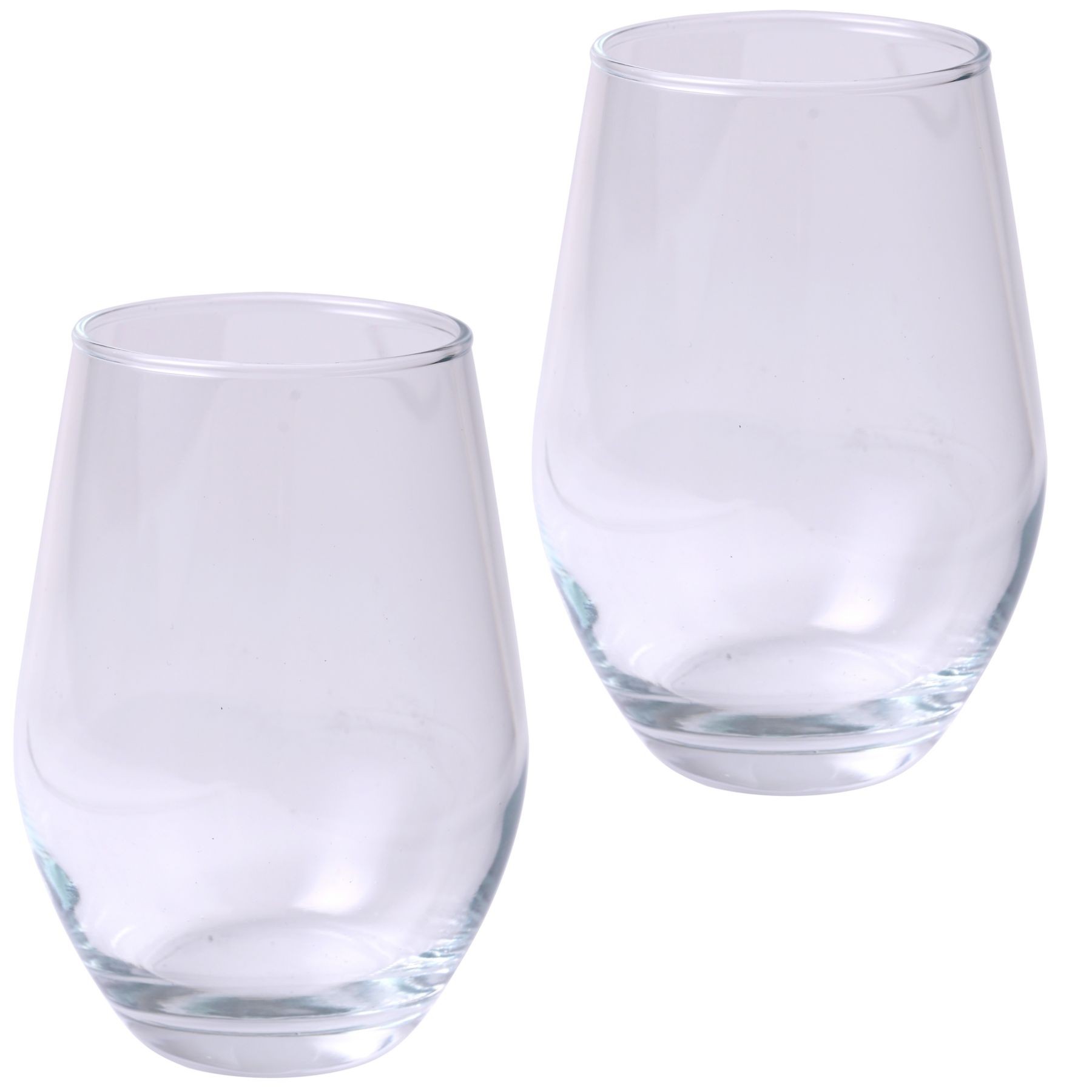 Picture of 4 Piece Etched Stemless Wine Glass