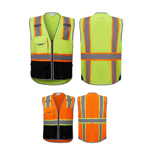 Picture of Deluxe Black Bottom Vest w/Tablet Pocket & D-Ring Pass