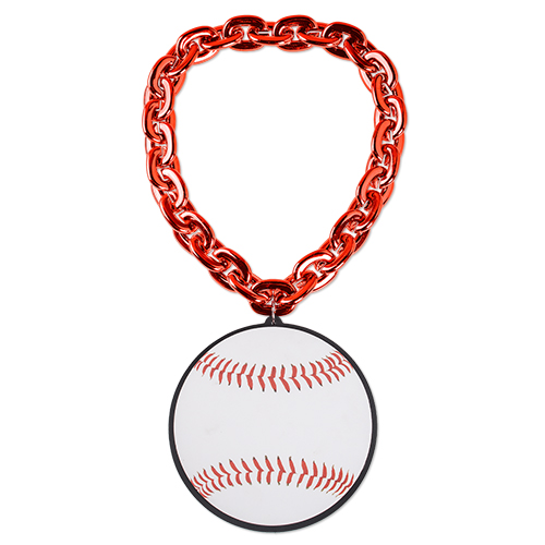 Picture of Baseball EVA Medallion w/Jumbo Chain