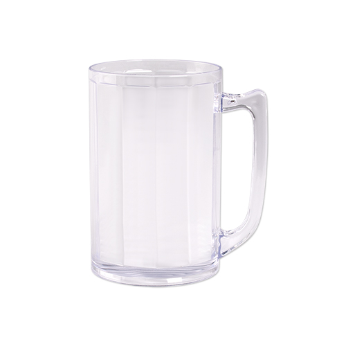 Picture of 16 Oz. Plastic Fluted Beer Mug w/Handle