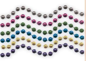 Picture of 7.5 Mm Bead Necklace - Assorted Colors