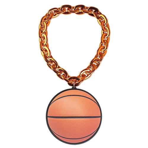Picture of Basketball EVA Medallion w/Jumbo Chain