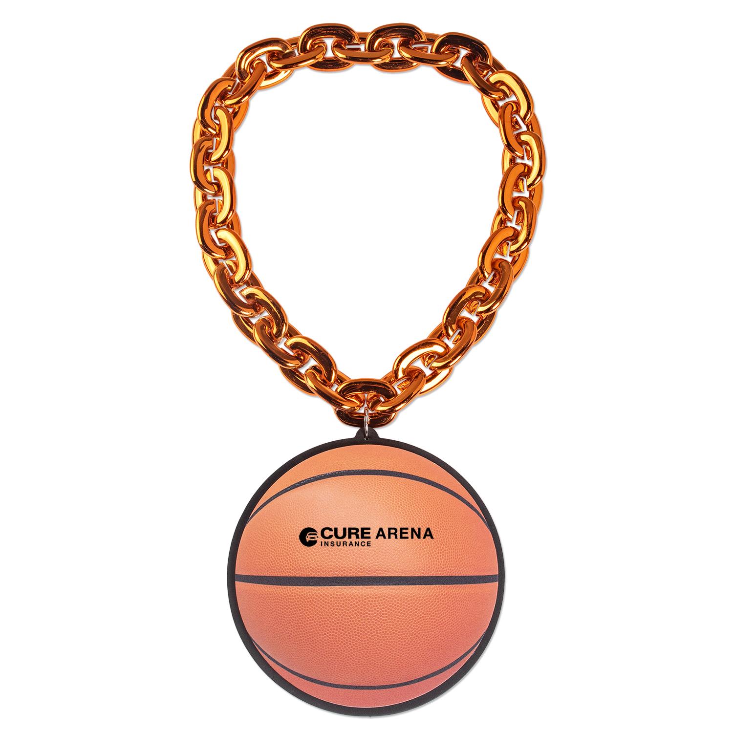 Picture of Basketball EVA Medallion w/Jumbo Chain