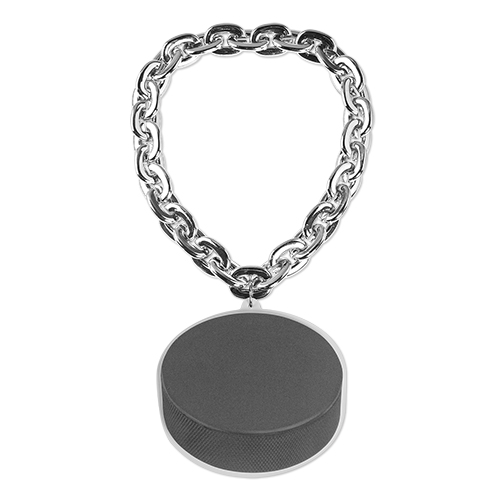 Picture of Hockey EVA Puck Medallion w/Jumbo Chain
