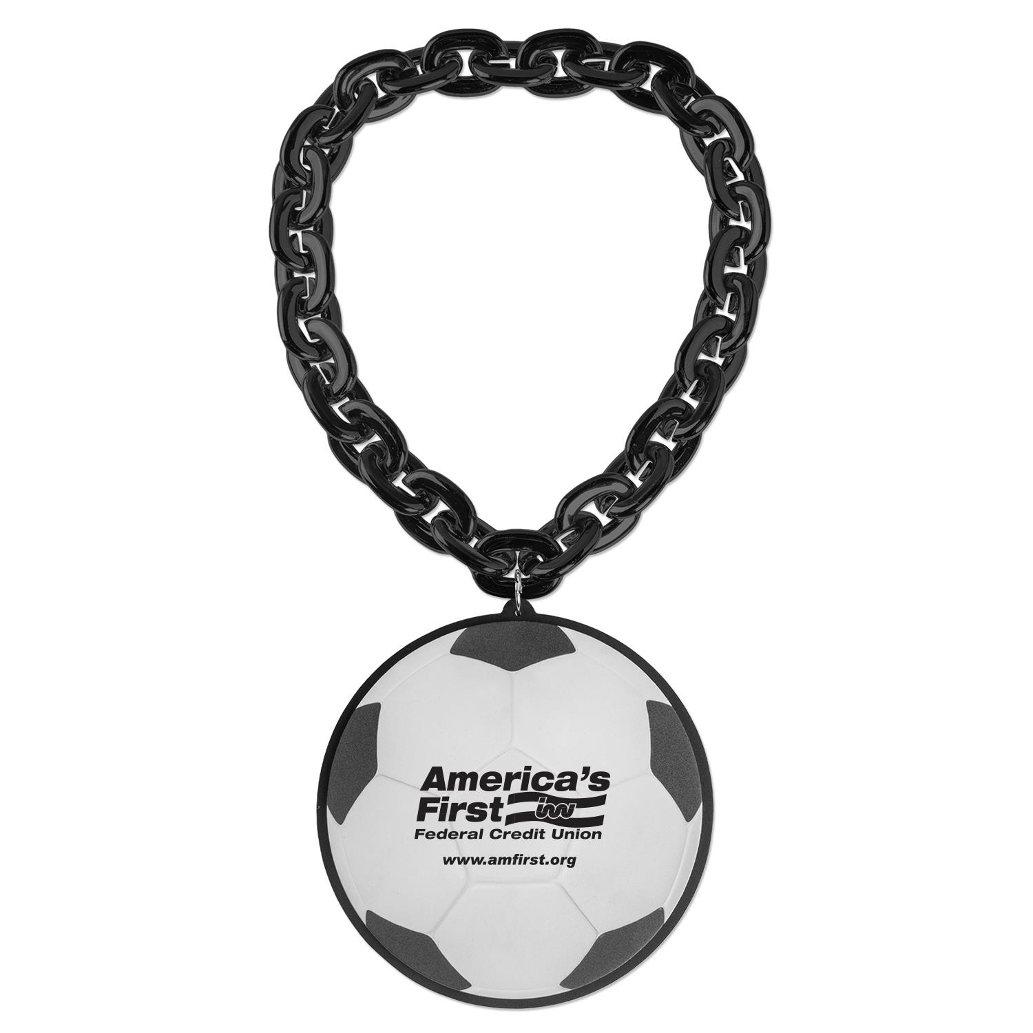 Picture of Soccer Ball EVA Medallion w/Jumbo Chain