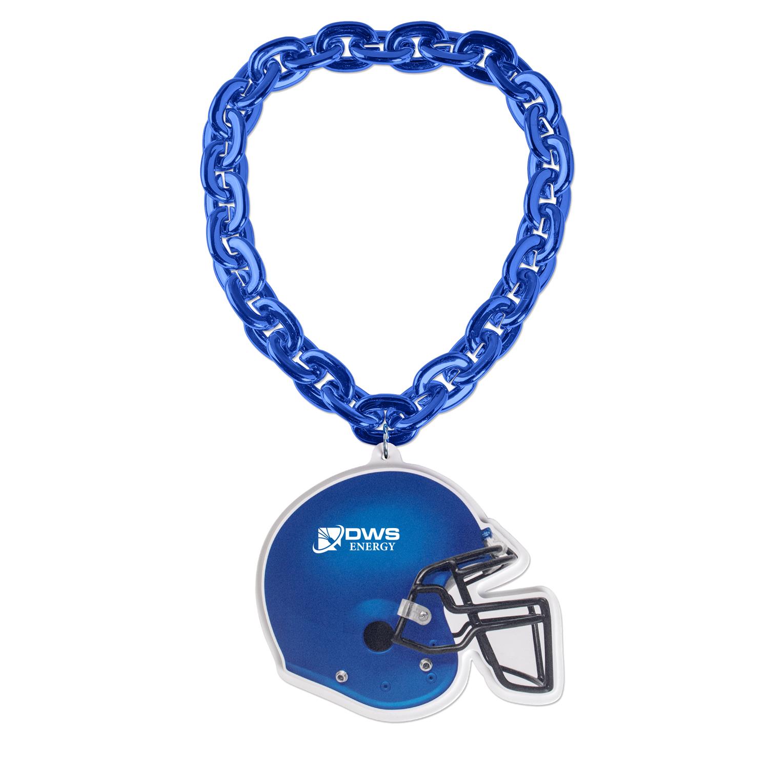 Picture of Football Helmet EVA Medallion w/Jumbo Chain