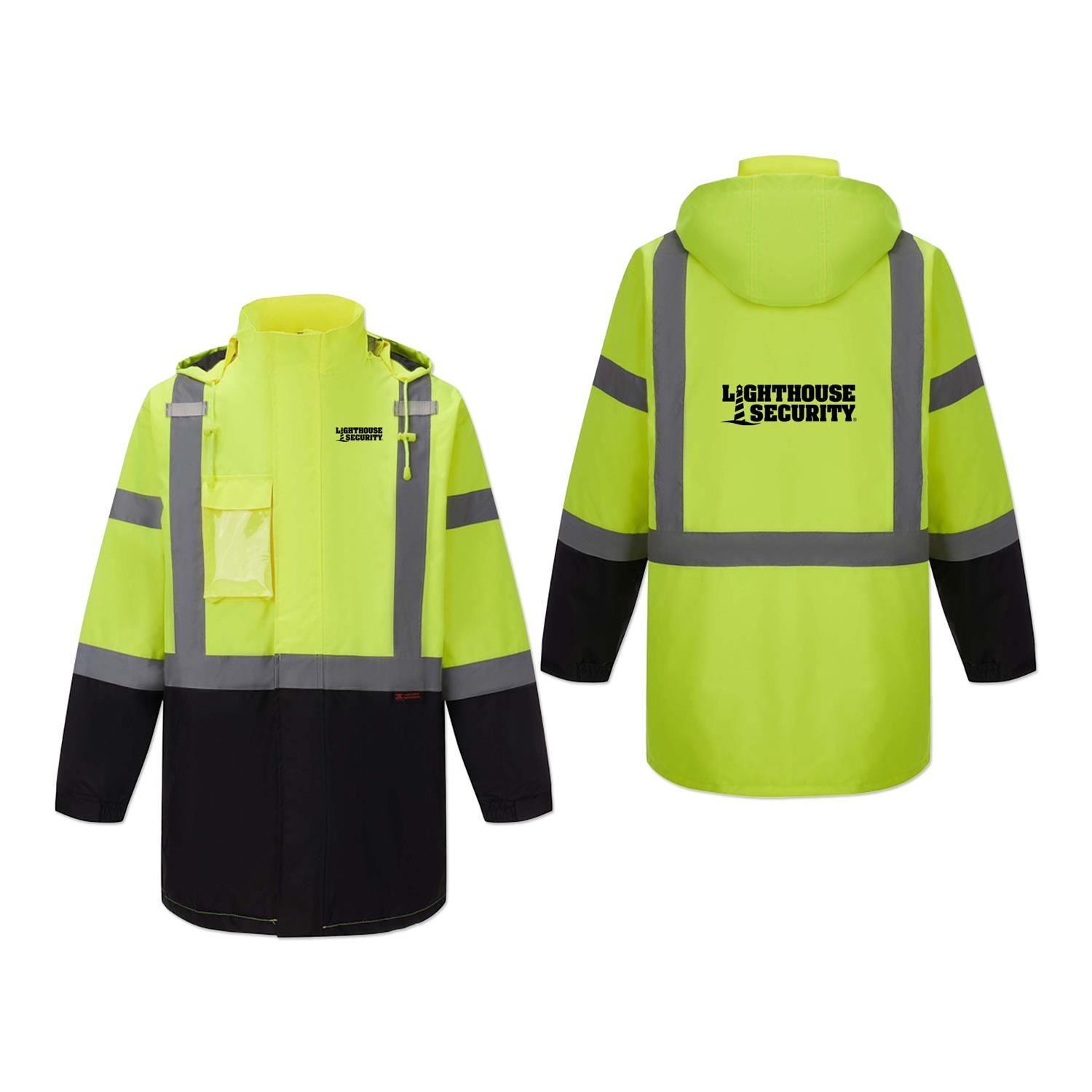 Picture of ANSI Class 3 Water Resistant Safety Jacket w/Detachable Hood
