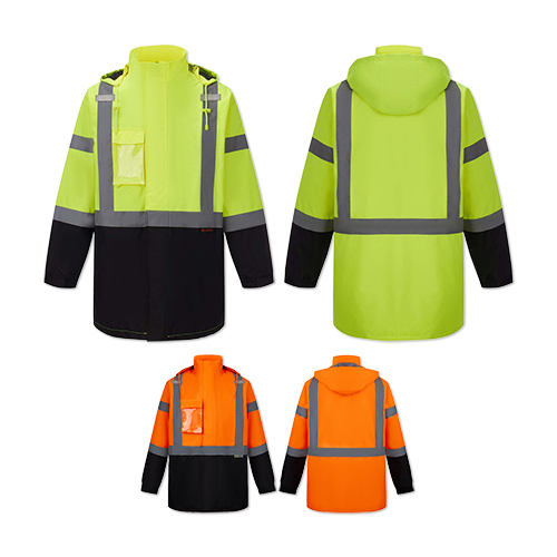 Picture of ANSI Class 3 Water Resistant Safety Jacket w/Detachable Hood