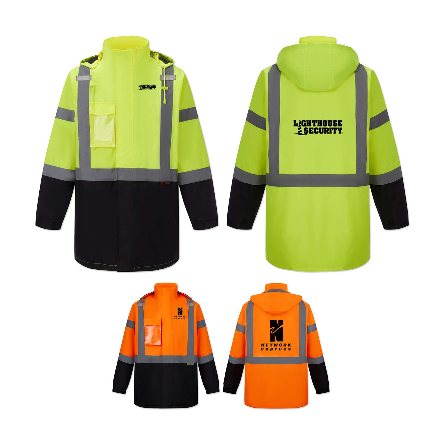 Picture of ANSI Class 3 Water Resistant Safety Jacket w/Detachable Hood