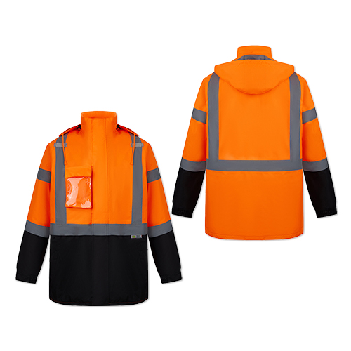 Picture of ANSI Class 3 Water Resistant Safety Jacket w/Detachable Hood
