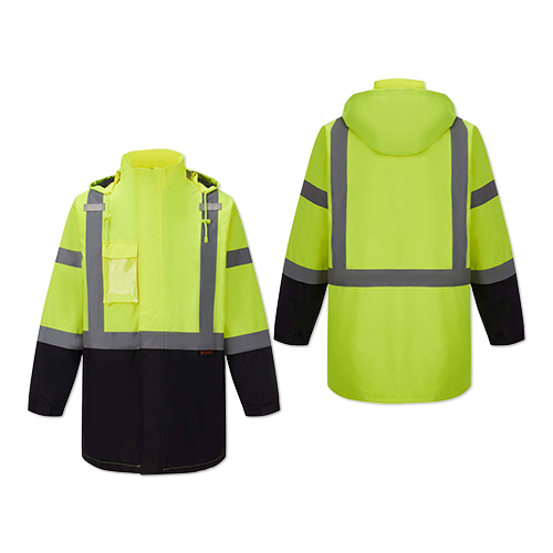 Picture of ANSI Class 3 Water Resistant Safety Jacket w/Detachable Hood