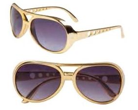 Picture of Gold Elvis Glasses