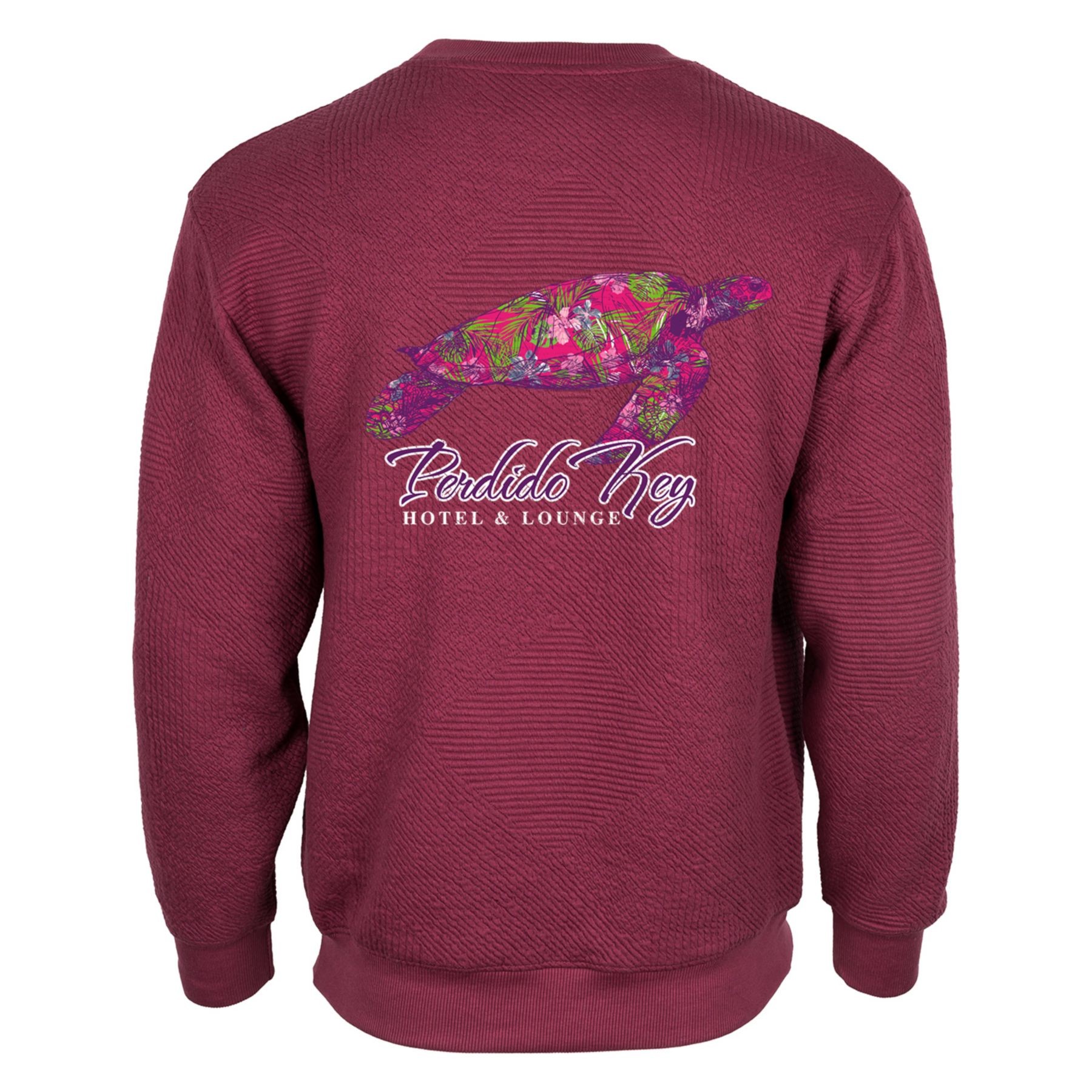 Picture of Unisex Zig Zag Texture Crew - Full Color