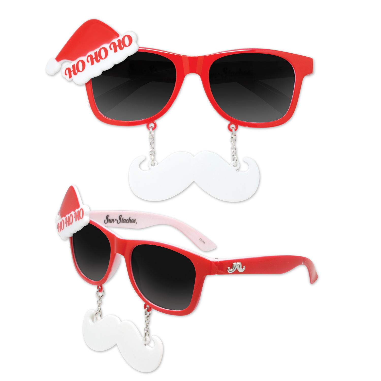 Picture of Santa Sun-Stache® Sunglasses