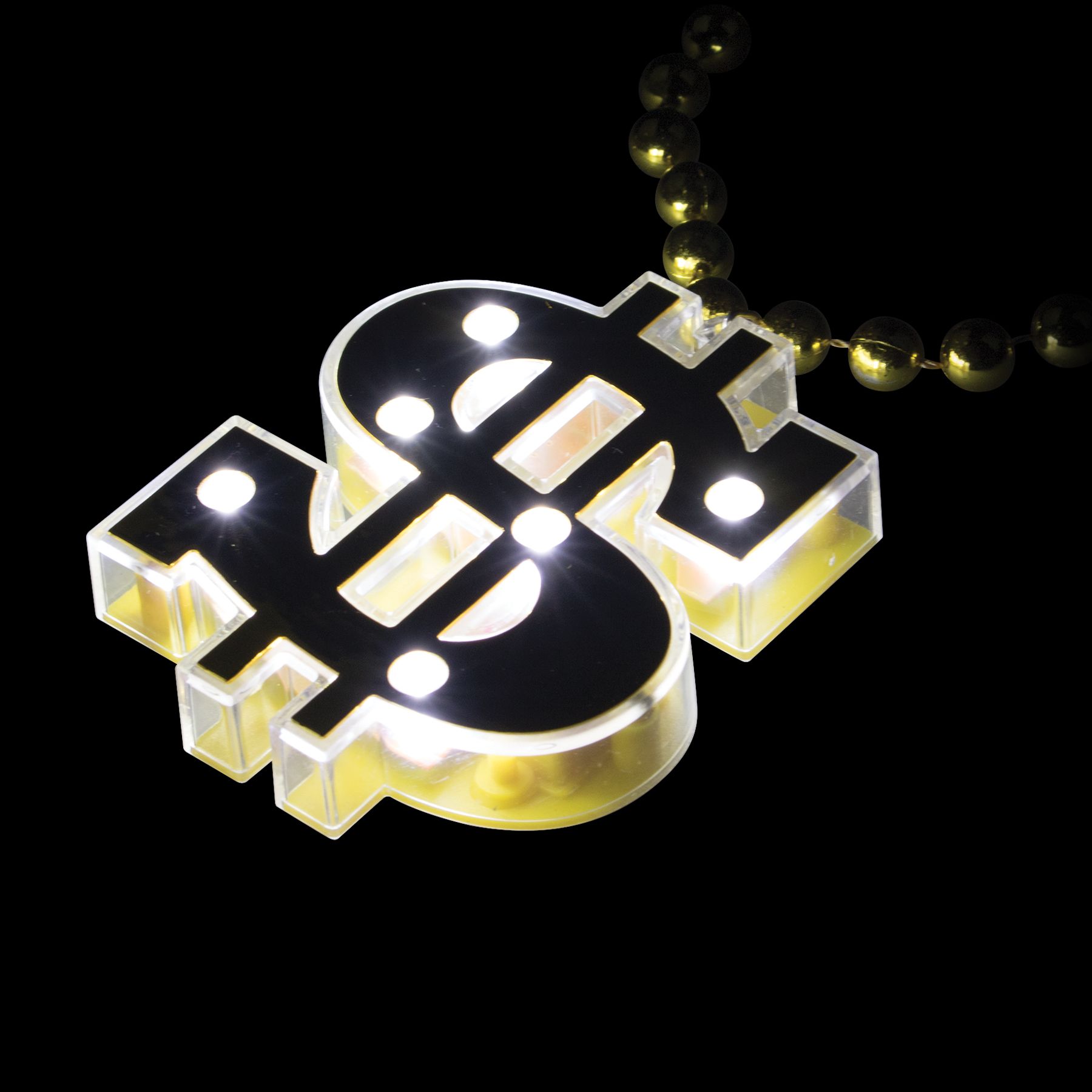 Picture of Dollar Sign Light Up Necklace