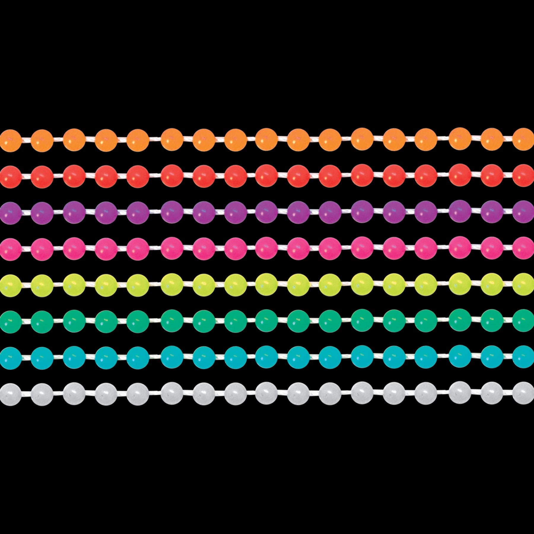 Picture of 42" Glow In The Dark 12 Mm Beads