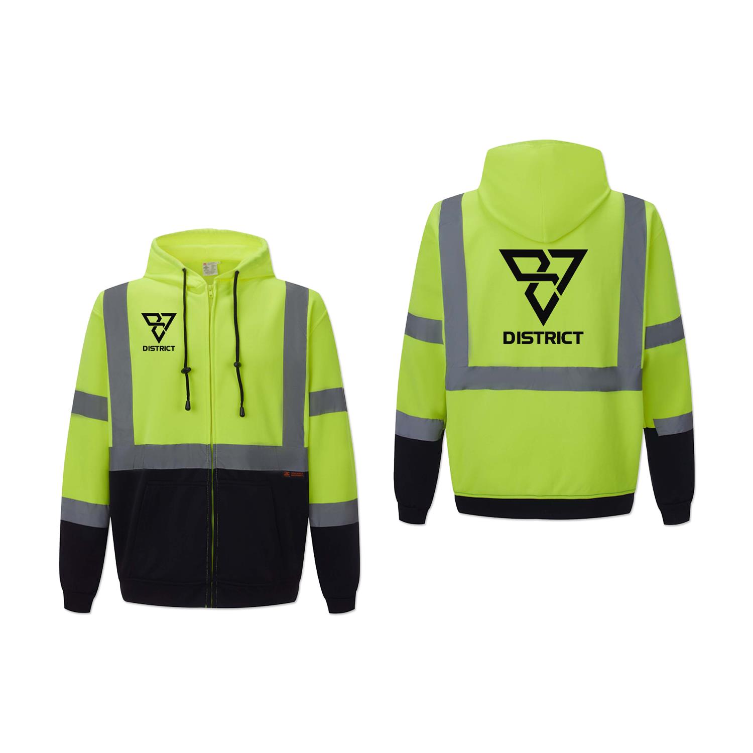 Picture of Full Zip Safety Fleece Hoodie Jacket
