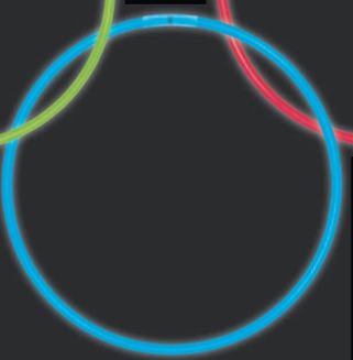 Picture of Blue Glow Necklaces (50 Pack)