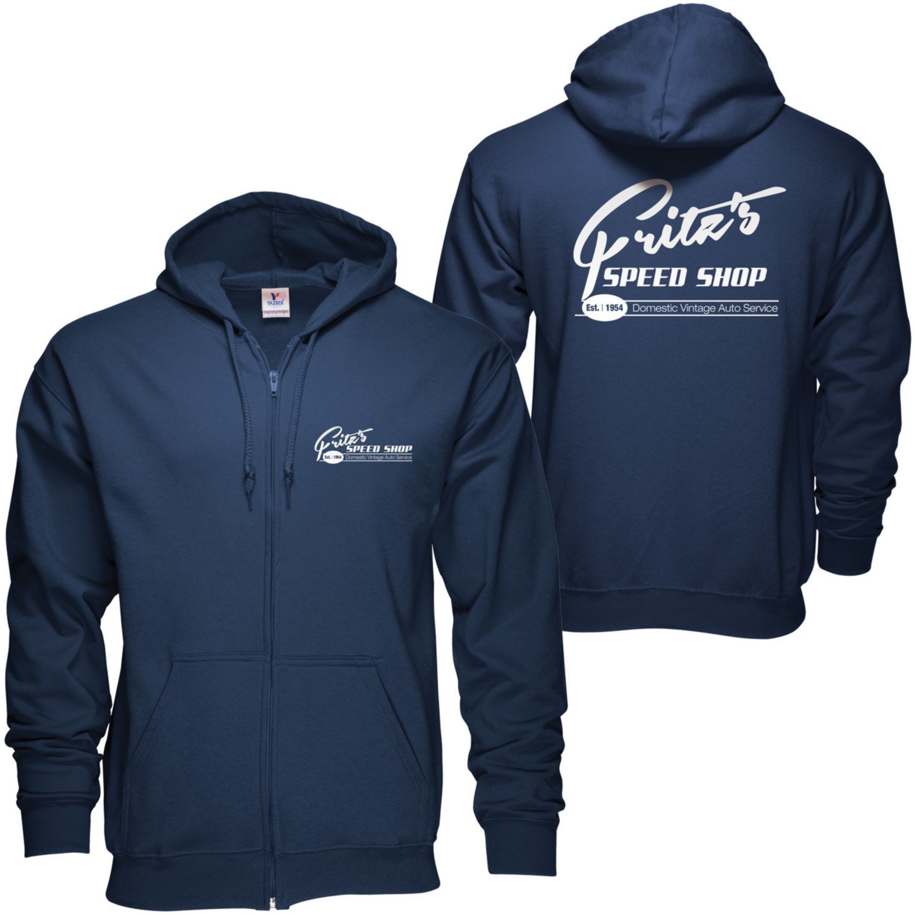 Picture of Zippered Hoodie - Screen Print