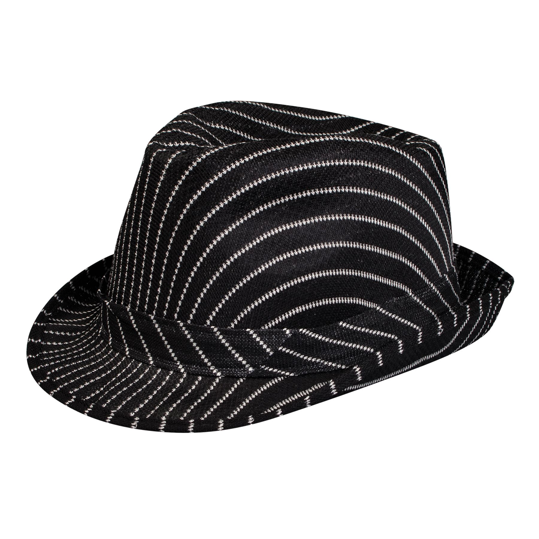 Picture of Black Pinstripe Fedora