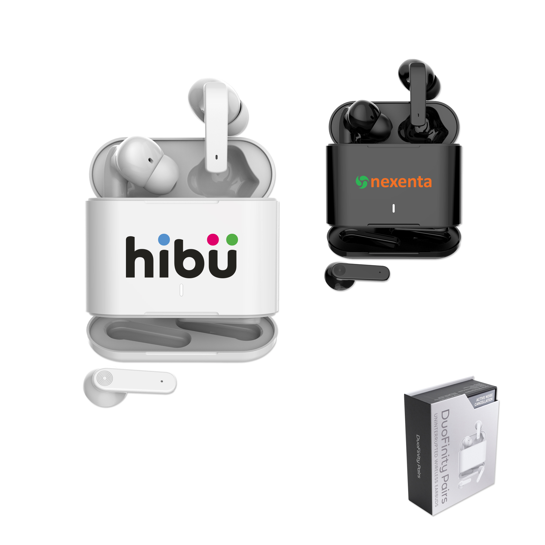 Picture of Duofinity Pairs Non-Interrupted Wireless Earbuds
