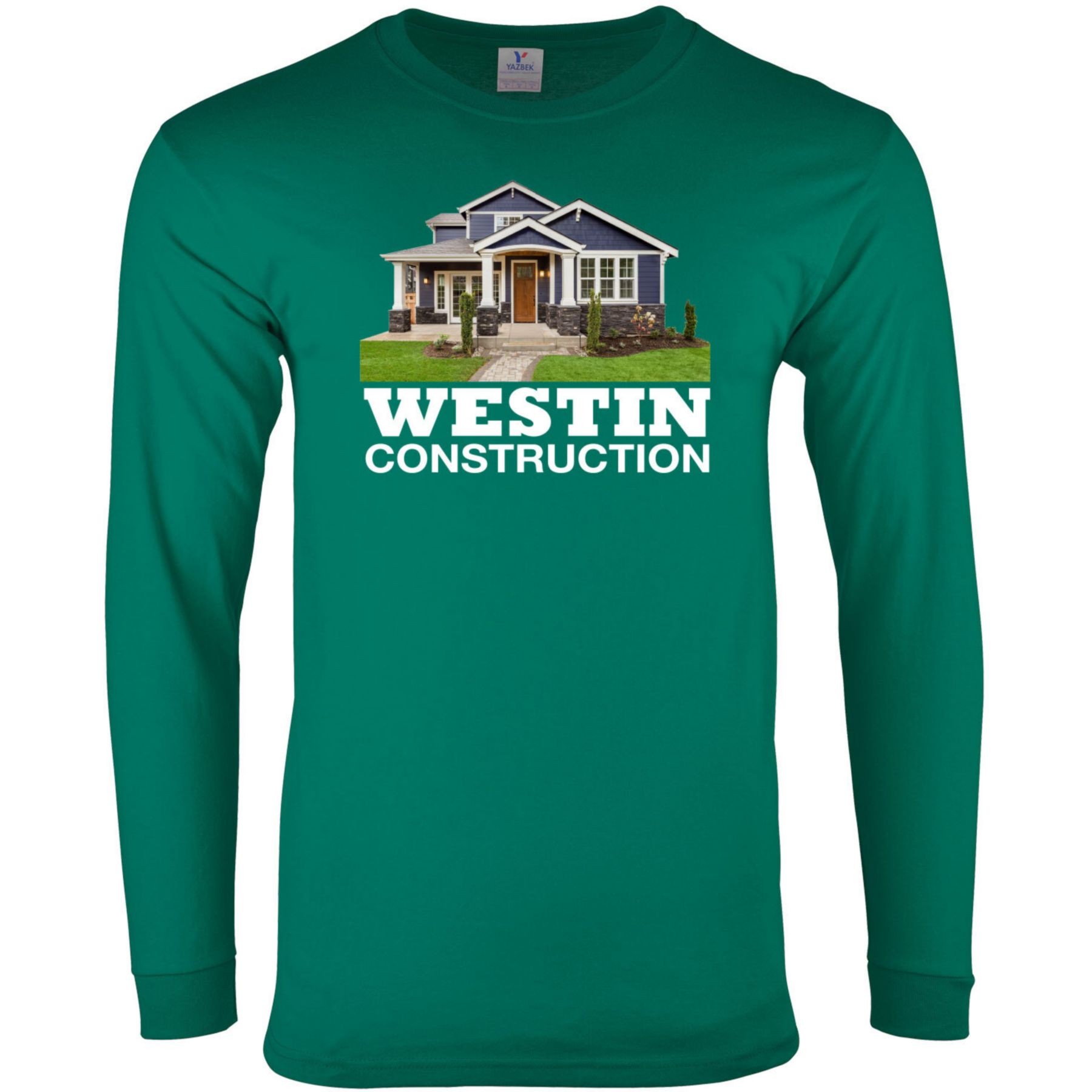 Picture of Full Color Mens Long Sleeve 100% Cotton T-Shirt