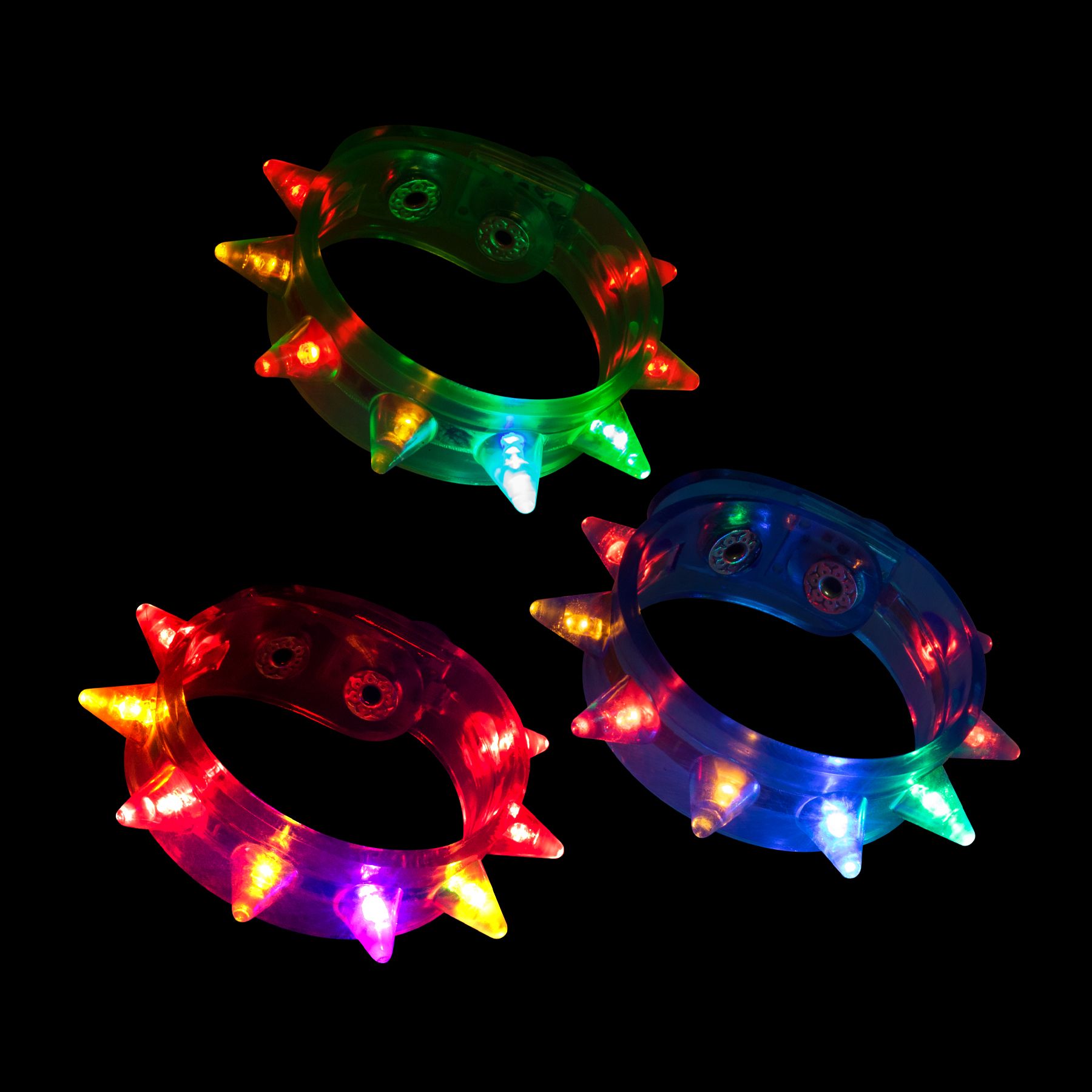 Picture of 8'' Flashing Spike Bracelet