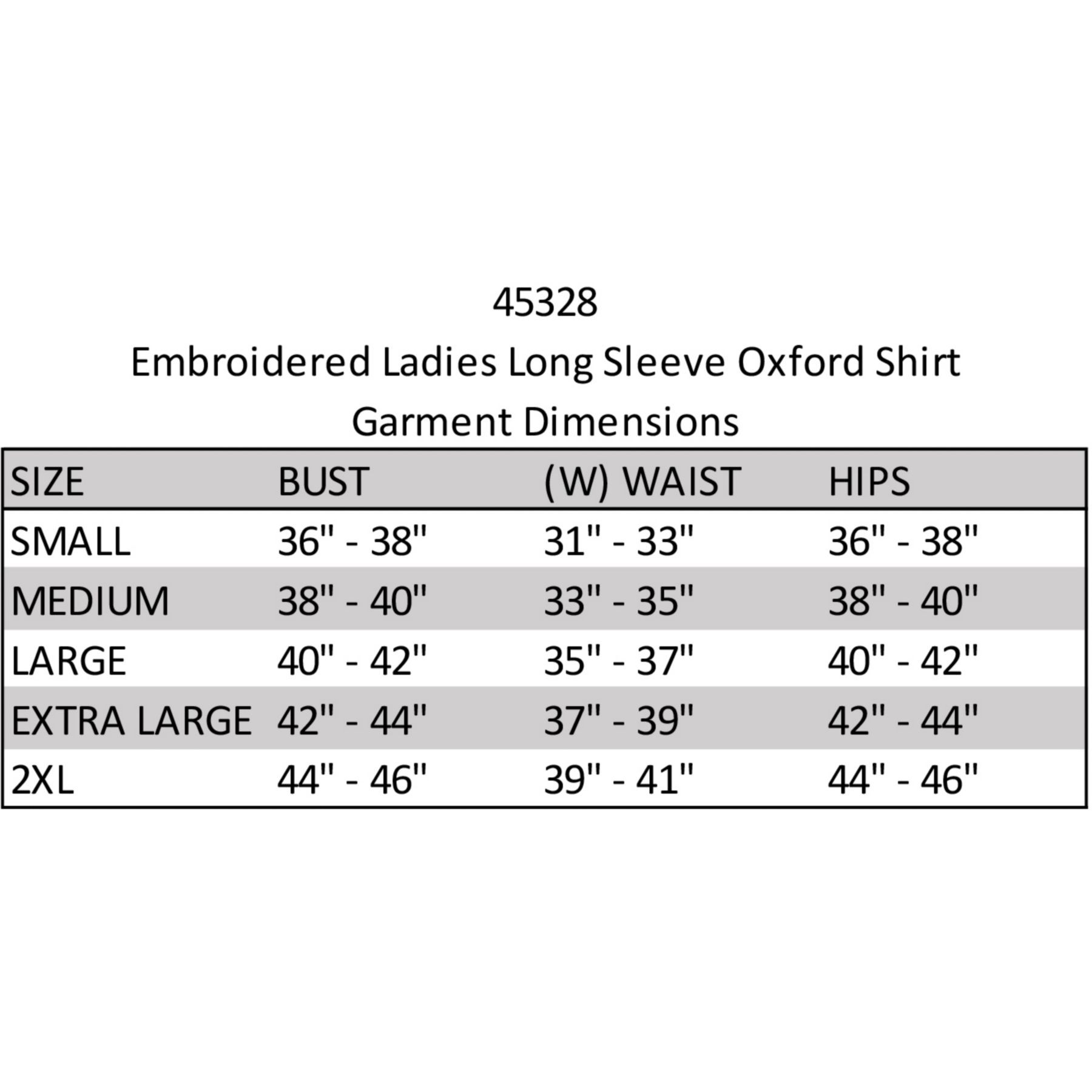 Picture of Women's Long Sleeve Oxford Shirt