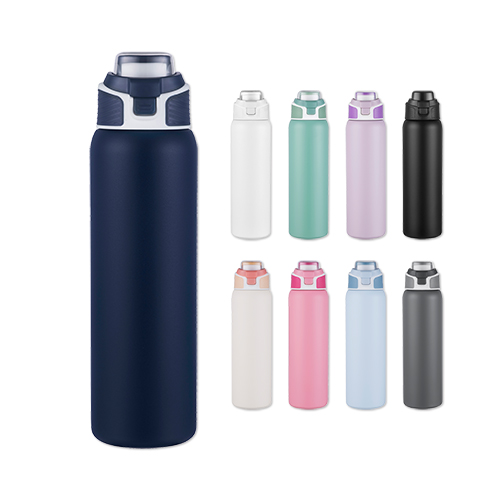 Picture of 28 Oz. Stainless Steel Vacuum Bottle w/Easy Carry Handle