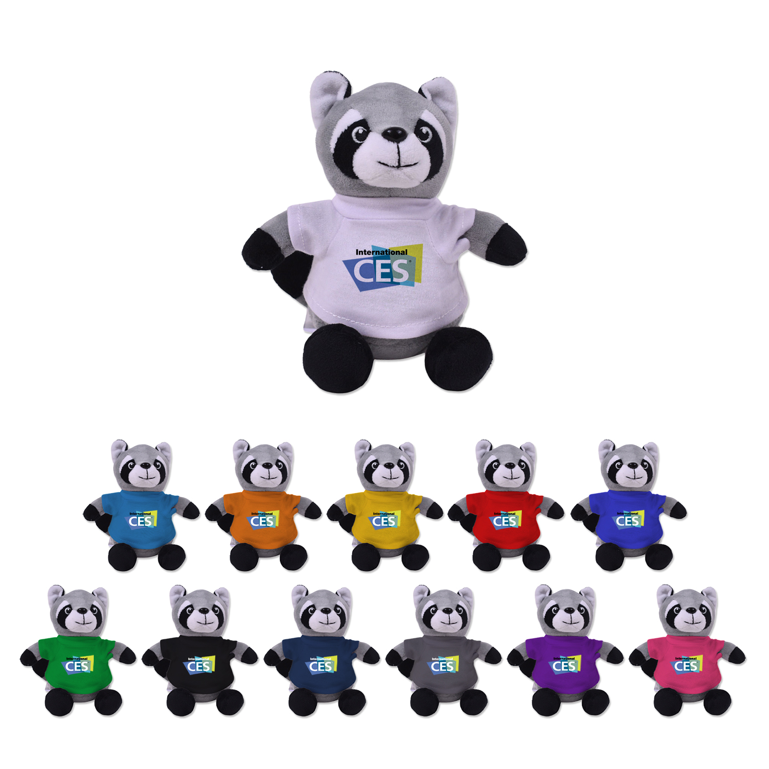 Picture of 6" Eco Mini Me Rascal Raccoon Plush