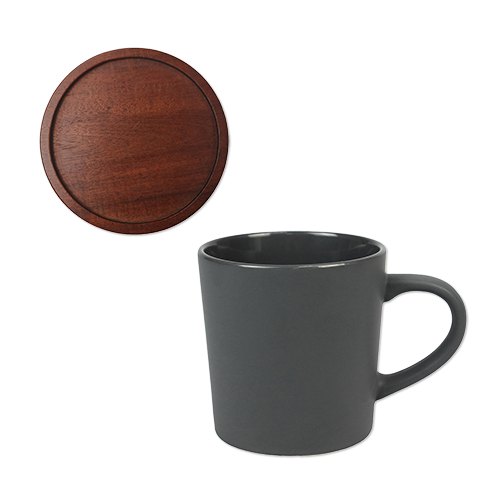 Picture of 16 Oz. Ceramic Mug w/Lid & Coaster