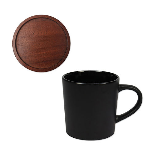 Picture of 16 Oz. Ceramic Mug w/Lid & Coaster