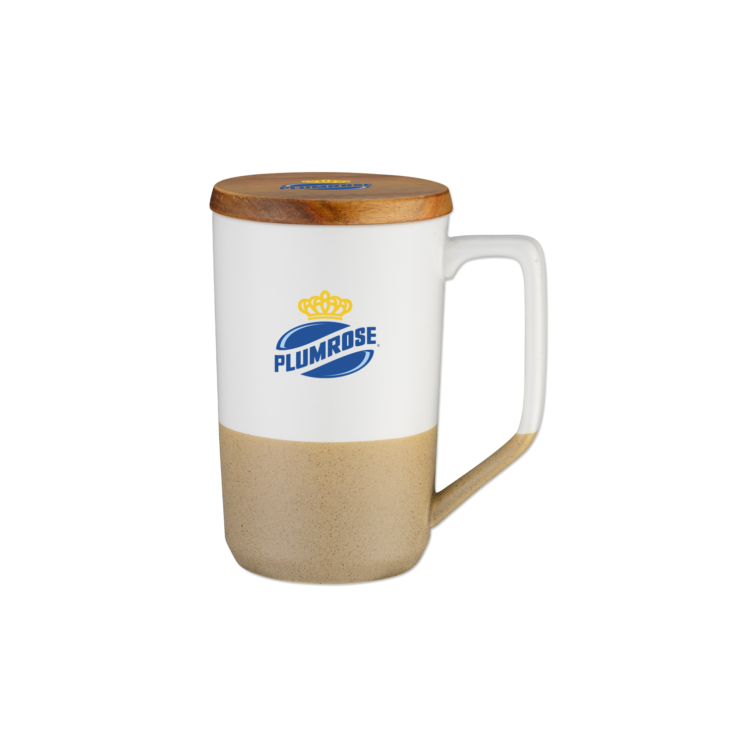 Picture of 15 Oz. 2 Tone Ceramic Mug w/Lid