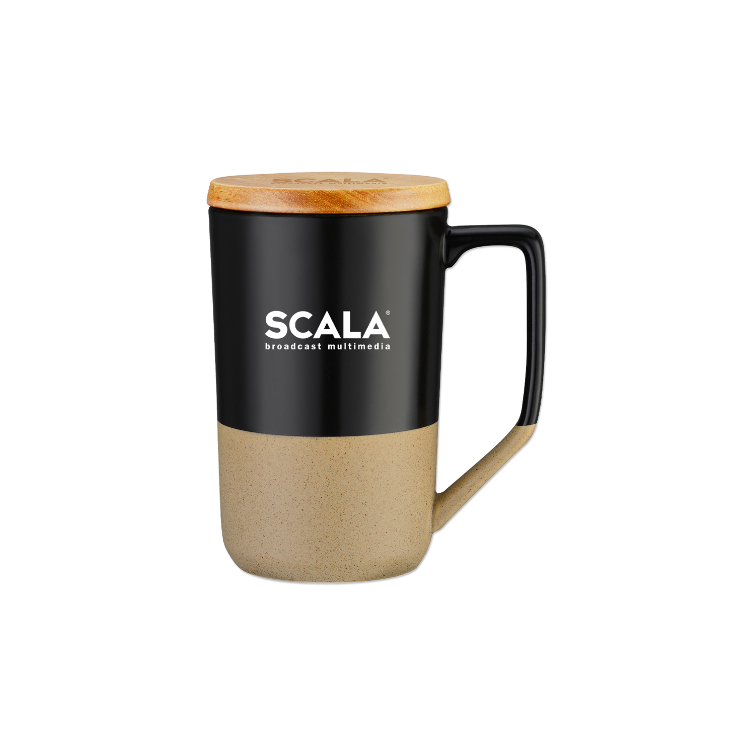 Picture of 15 Oz. 2 Tone Ceramic Mug w/Lid