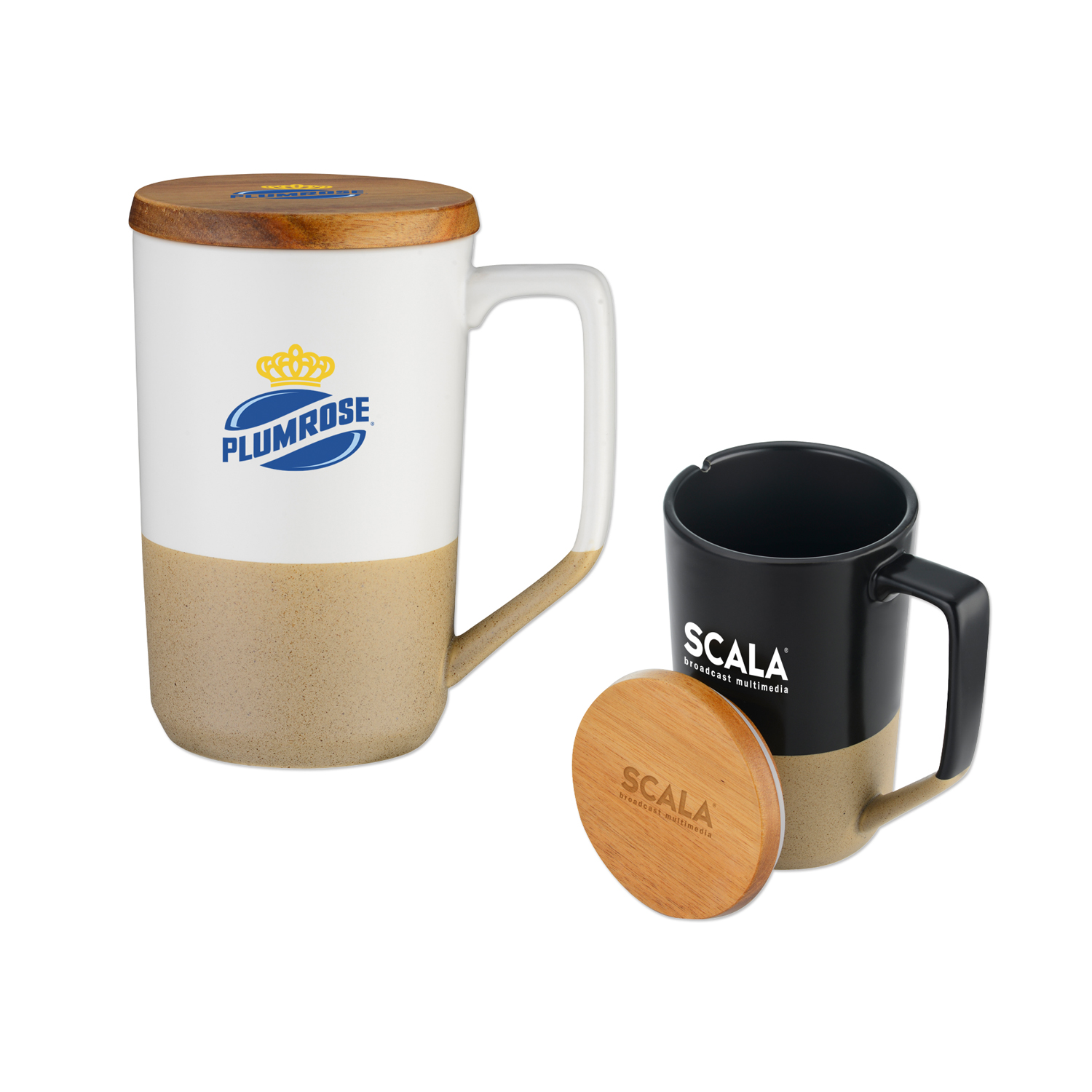 Picture of 15 Oz. 2 Tone Ceramic Mug w/Lid