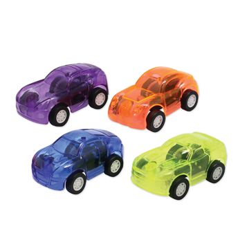 Picture of 2" Translucent Mini Pull Back Cars