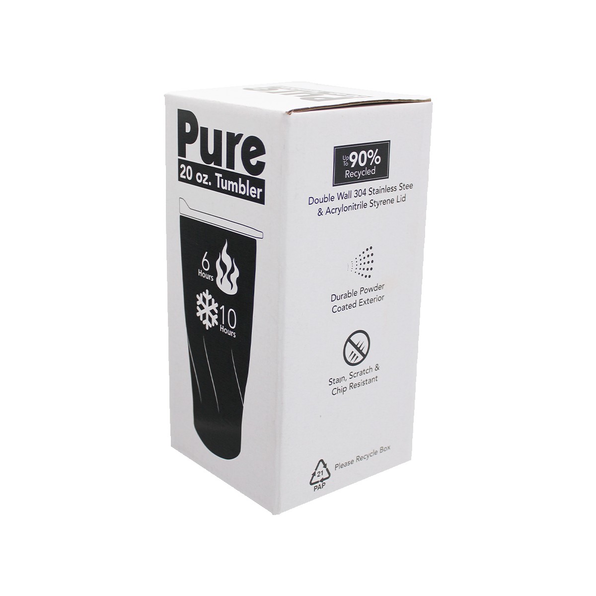 Picture of Pure 20 oz. Tumbler - Laser, Premium
