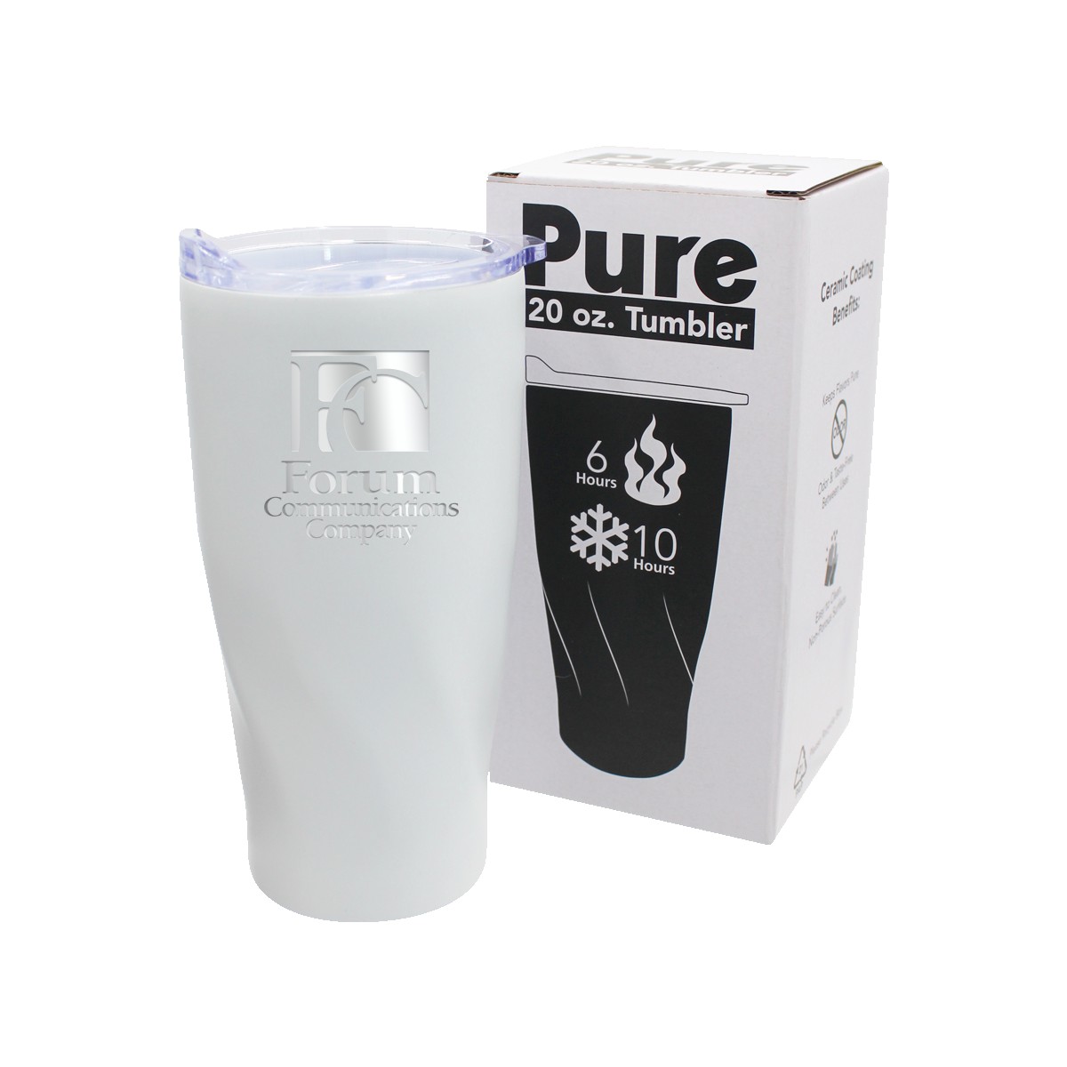 Picture of Pure 20 oz. Tumbler - Laser, Premium