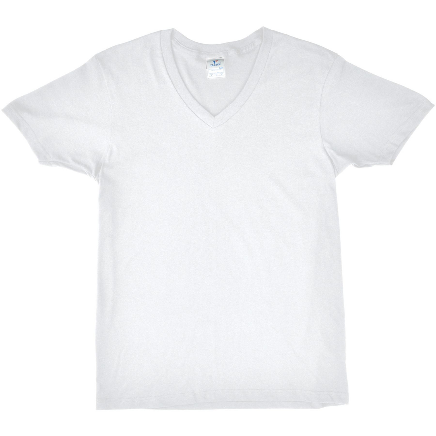 Picture of Mens V-Neck T-Shirt Embroidered