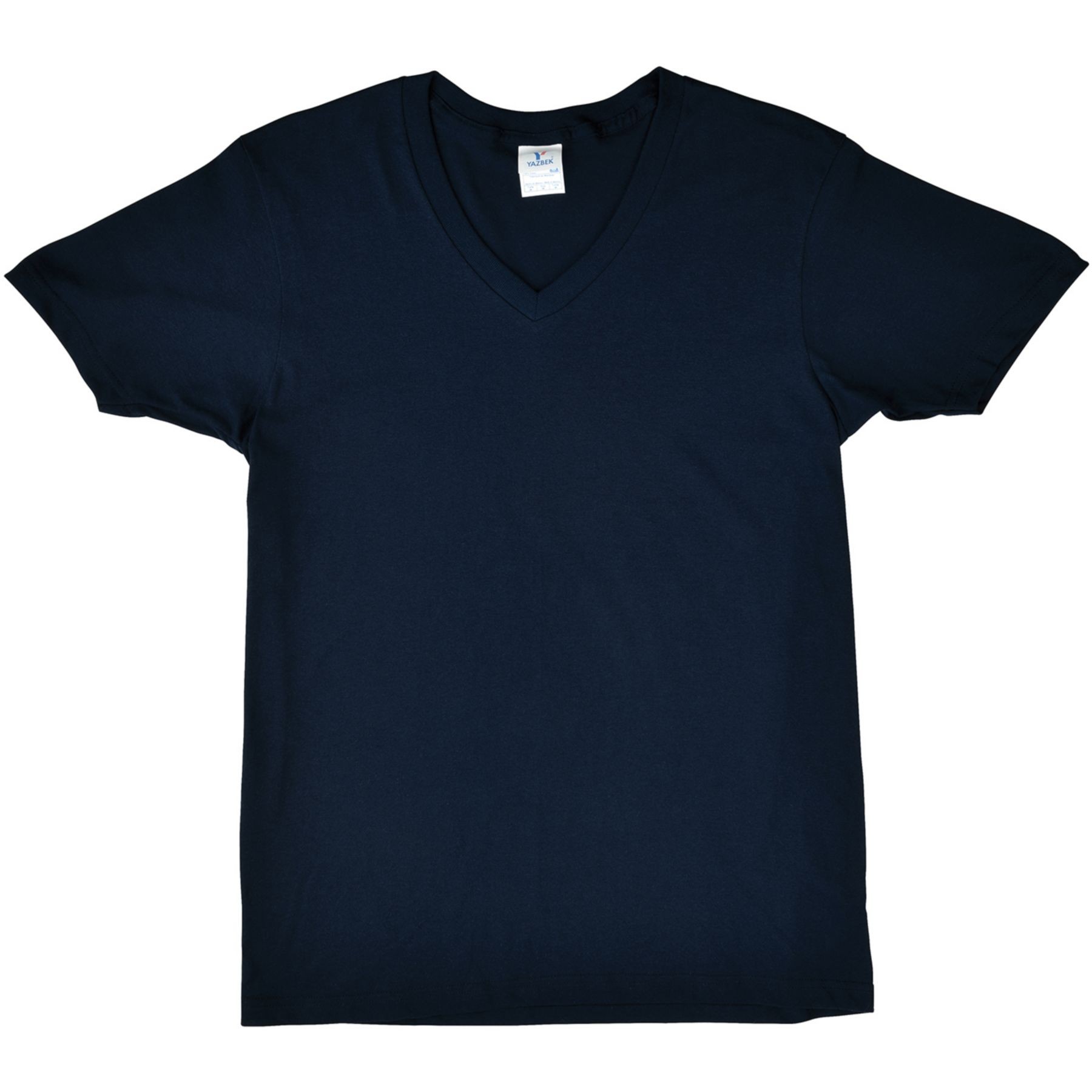 Picture of Mens V-Neck T-Shirt Embroidered