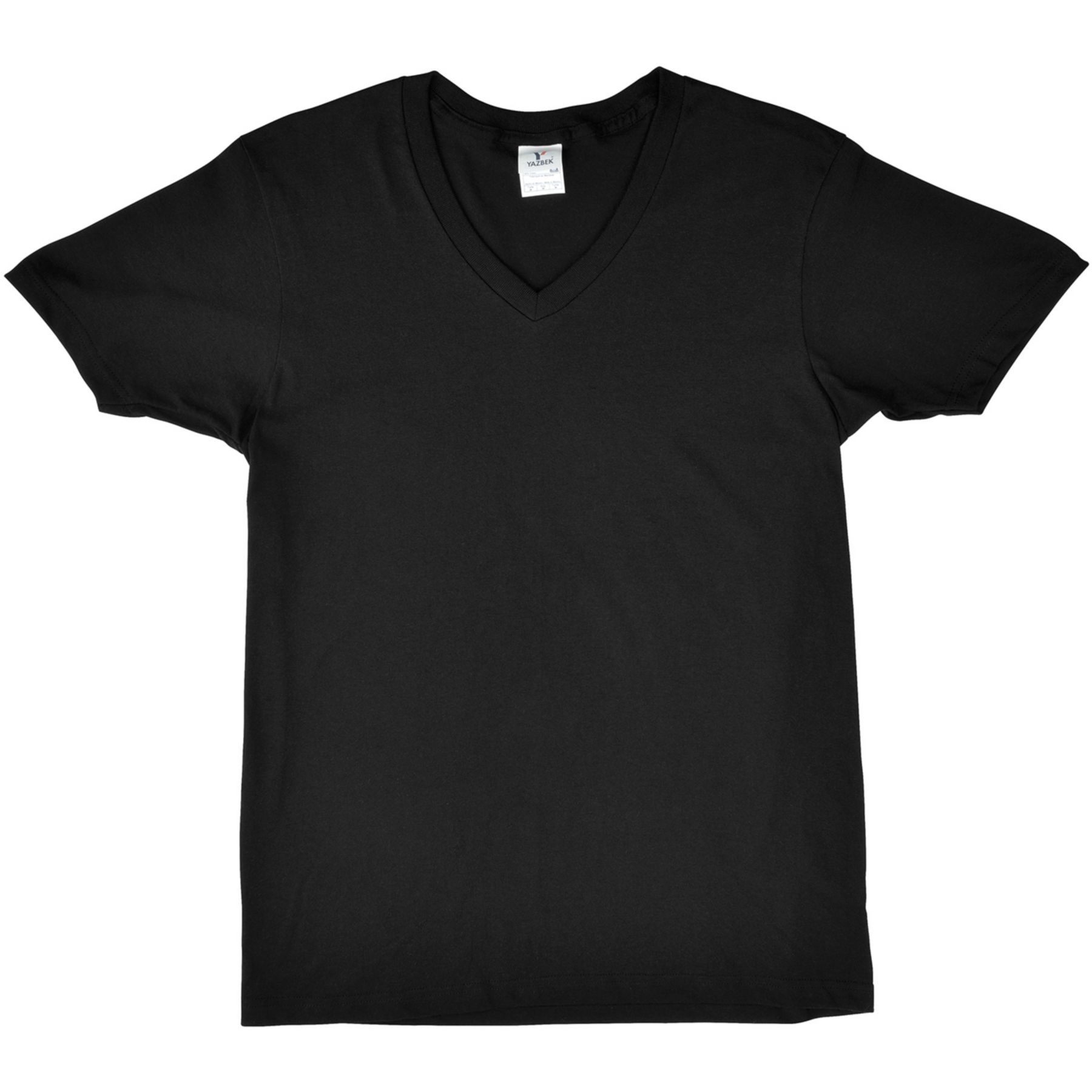 Picture of Mens V-Neck T-Shirt Embroidered