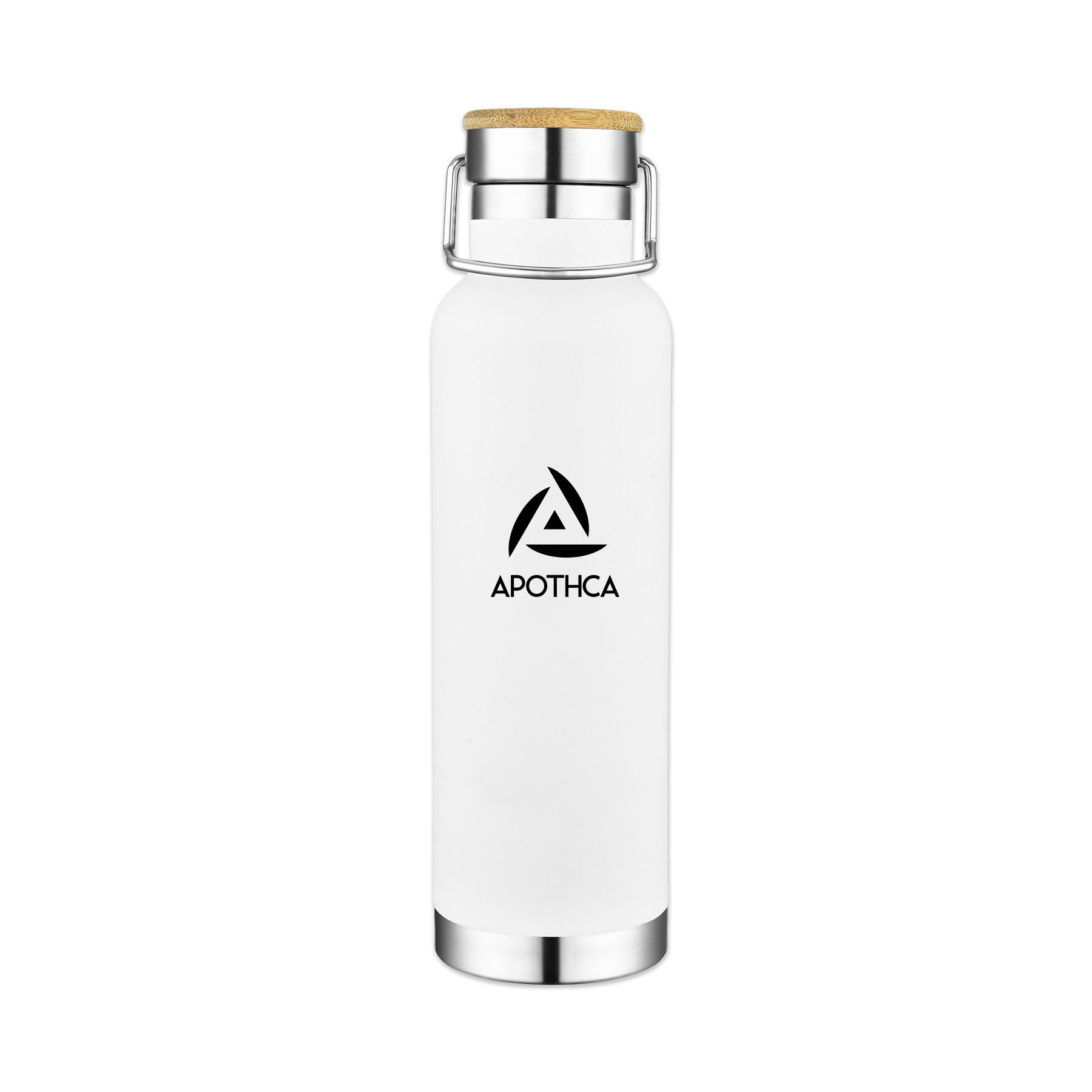 Picture of 22 Oz. Double Wall Vacuum Bottle w/Bamboo Lid