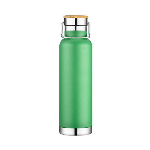 Picture of 22 Oz. Double Wall Vacuum Bottle w/Bamboo Lid
