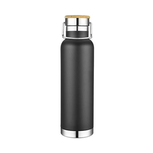Picture of 22 Oz. Double Wall Vacuum Bottle w/Bamboo Lid