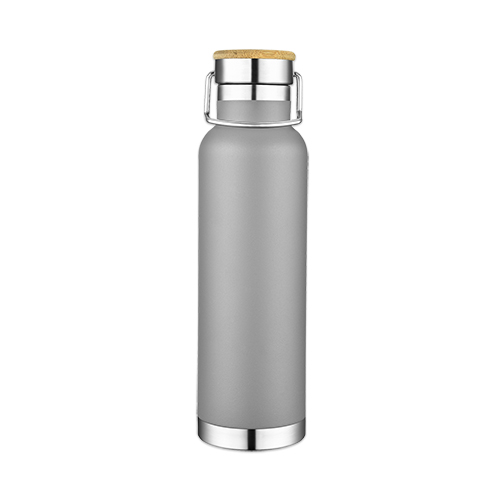 Picture of 22 Oz. Double Wall Vacuum Bottle w/Bamboo Lid