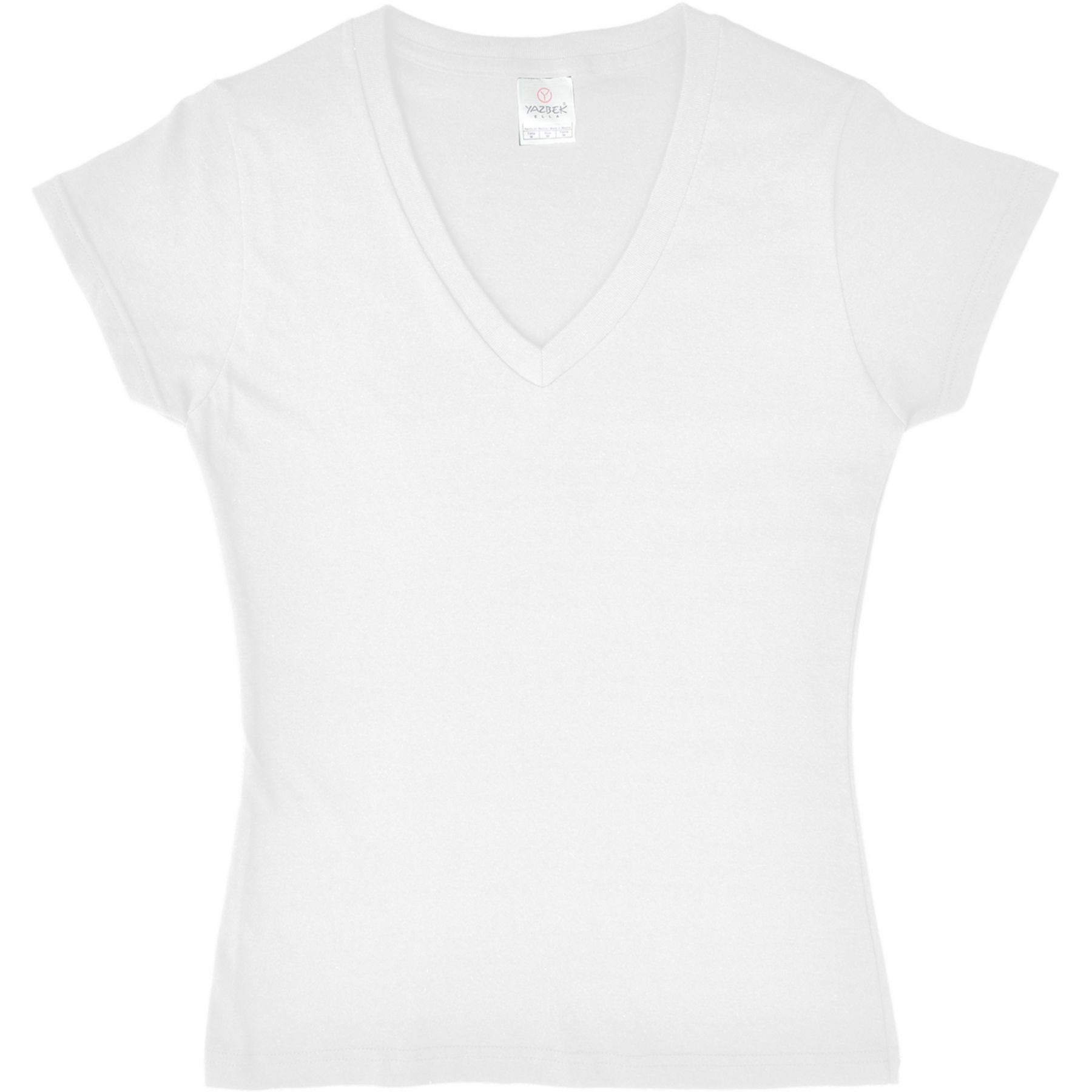 Picture of Ladies V-Neck T-Shirt Embroidered