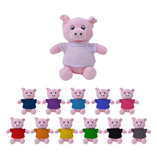 Picture of 6" Eco Mini Me Parker Pig Plush