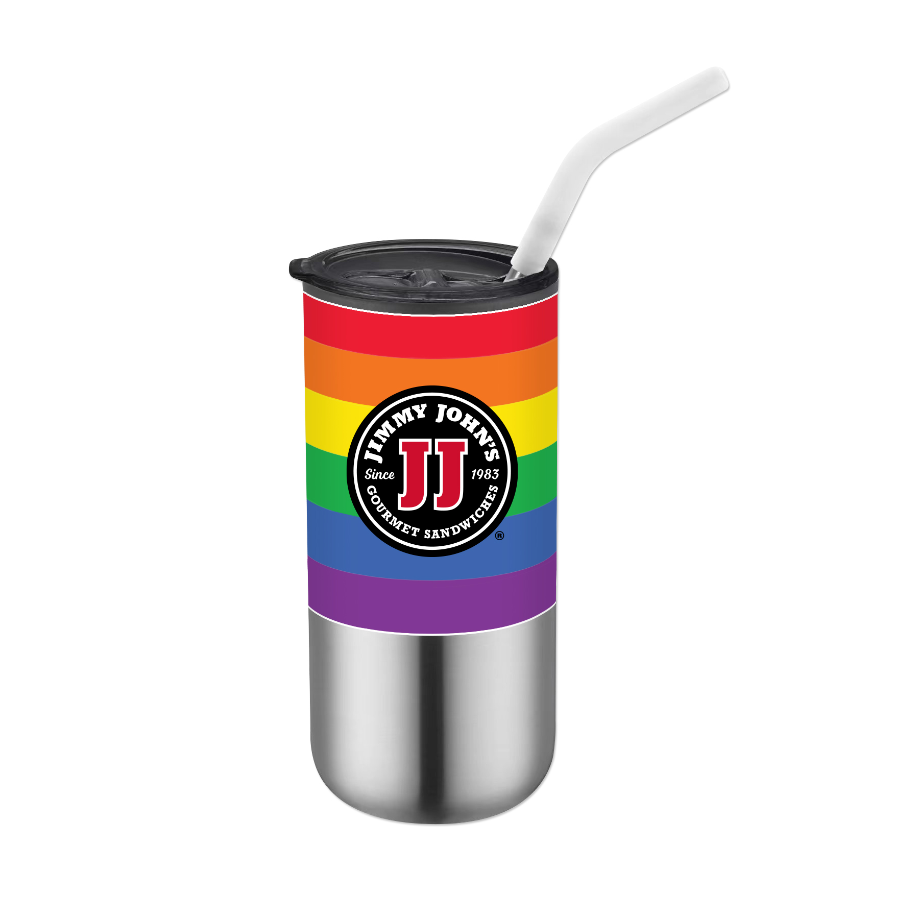 Picture of 16 Oz. Double Wall Tumbler w/Straw