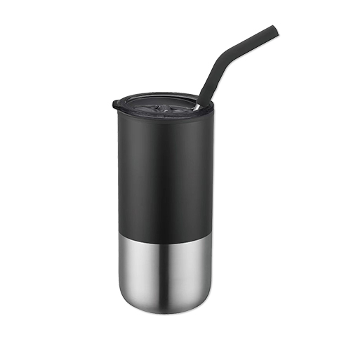 Picture of 16 Oz. Double Wall Tumbler w/Straw